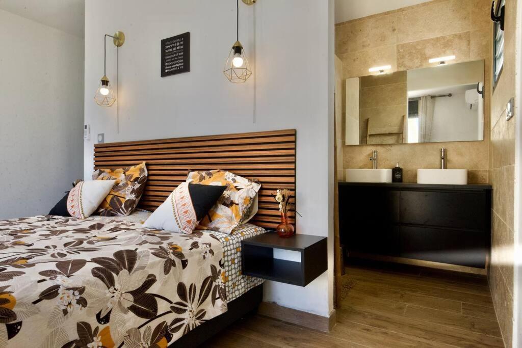 Villa Du Beau Vallon 2 Jacuzzi Privatif Et Piscine Chauffee Partagee Saint-Benoît 외부 사진