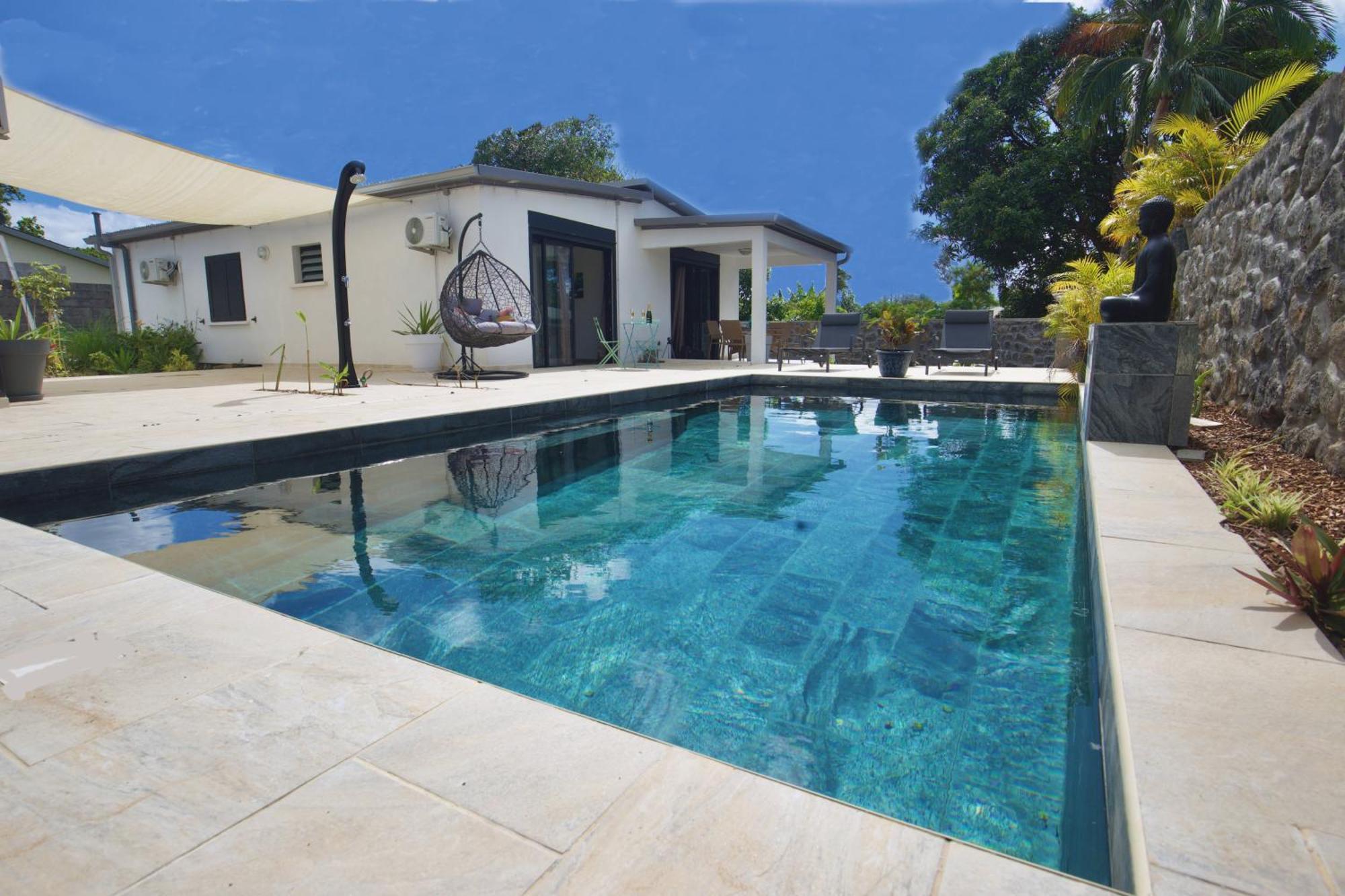 Villa Du Beau Vallon 2 Jacuzzi Privatif Et Piscine Chauffee Partagee Saint-Benoît 외부 사진